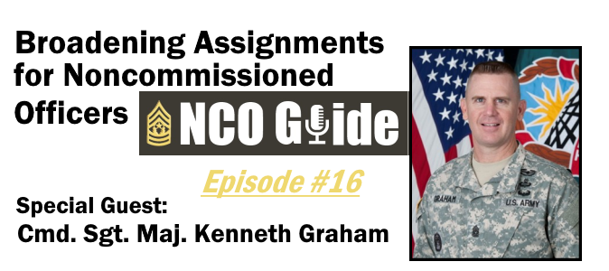 examples of broadening assignments for army officers