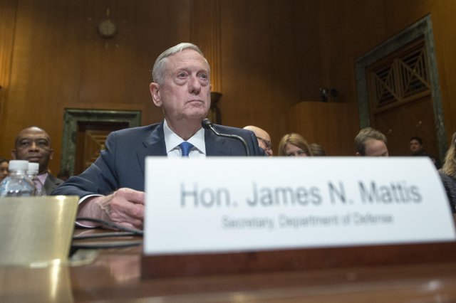 James N Mattis in court because of excessive training
